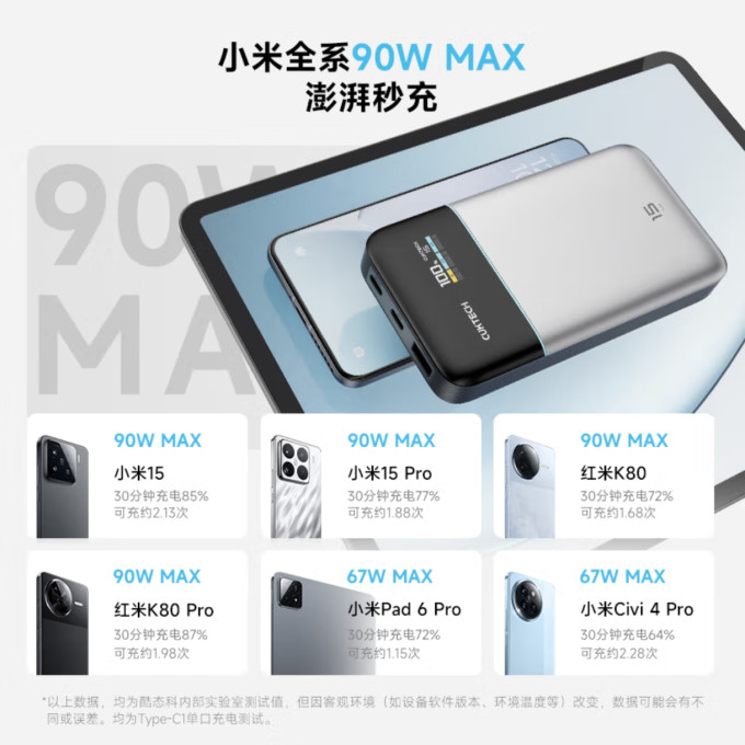 酷态科移动电源
