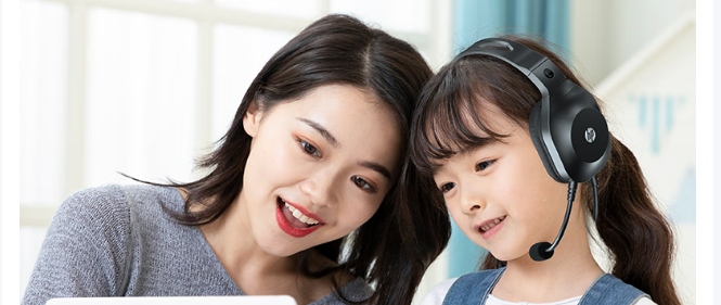惠普耳机：简约实用，专为学生和办公需求设计！
