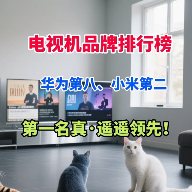 电视机品牌排行榜：华为第八、小米第二，第一名真·遥遥领先！