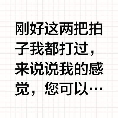 许昕黑标和菲利克斯怎么选?
