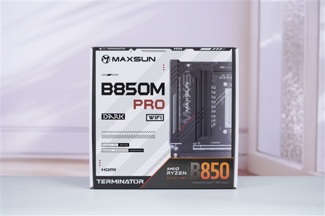 12+2+1相供电！铭瑄终结者B850M PRO WIFI图赏
