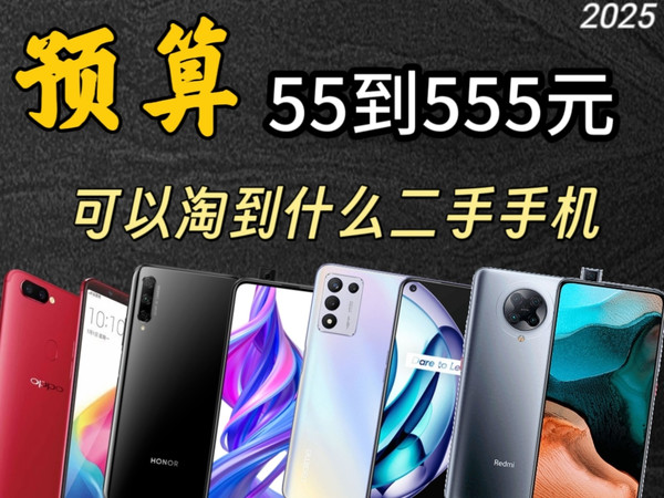 【蓝灯bluelight】55到555元真香二手手机购机指南！
