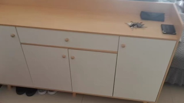 实木鞋柜家用沙发床隔断收纳柜