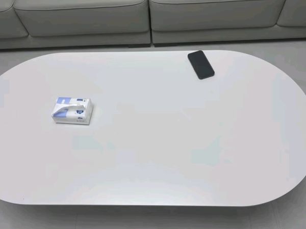 家香之梦奶油风岩板茶几家用小户型轻奢