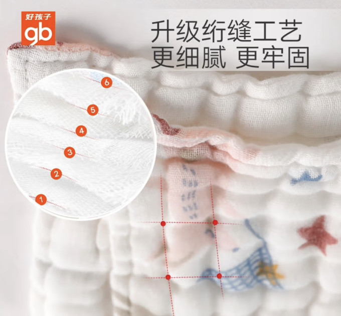 好孩子婴儿浴巾毛巾