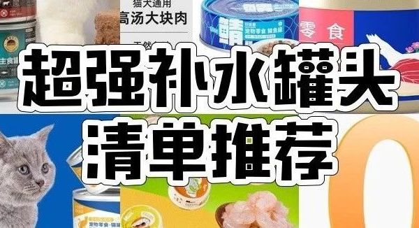 这8款补水罐头，从40元到60元，幼猫成猫都爱吃的补水神器！