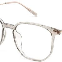 博士眼镜！冷茶色钛架眼镜：超轻舒适防蓝光