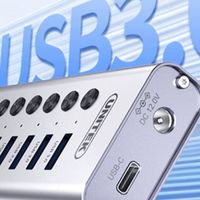 优越者USB3.0分线器高速10口扩展坞HUB集线器USB/Type-C口带电源
