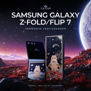 三星折叠联名 Labubu？！由黄金、陨石、珐琅打造，全球限量 8 台，仅6.3万起
