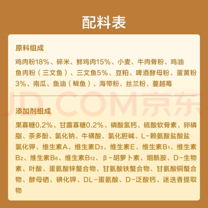 京东京造猫咪干粮