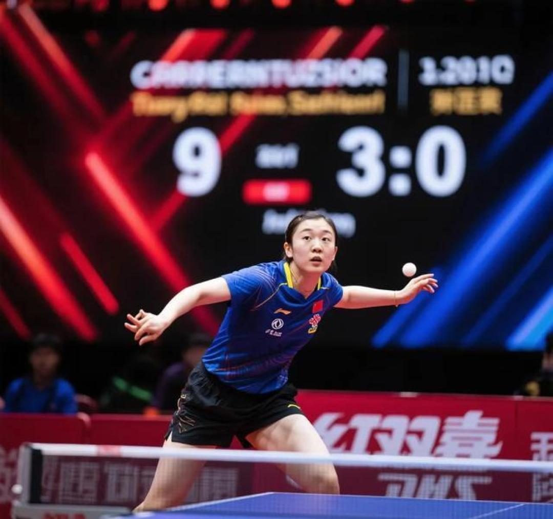 王曼昱3-0横扫韩国华裔进16强 关键分连得5分显大心脏