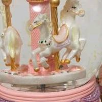 梦多福儿童玩具水晶球旋转木马音乐盒八音盒女孩生日礼物10女童十