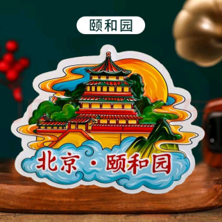 长宁地标3D冰箱贴，细节生动