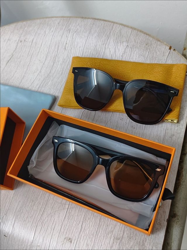 FOLLI FOLLIE太阳镜百搭时尚大框墨镜遮阳男女同款偏光镜片80903