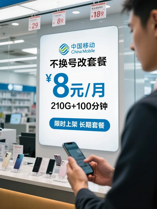 移动员工教你改8元235G不换号套餐️‼️