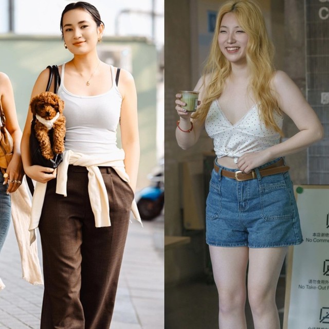 谁说胖子穿啥都丑？上海女生第一个不服！又胖又矮照样穿的惊艳