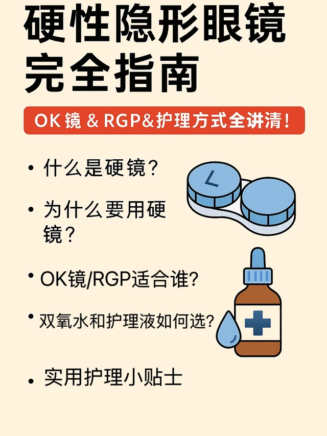 ✨【干货合集】硬性隐形眼镜完全指南｜OK镜 & R