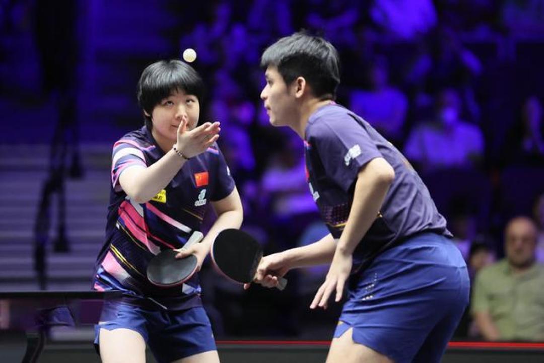 国乒青春风暴！林诗栋蒯曼三连冠创历史 逆境横扫韩国登顶混双之巅