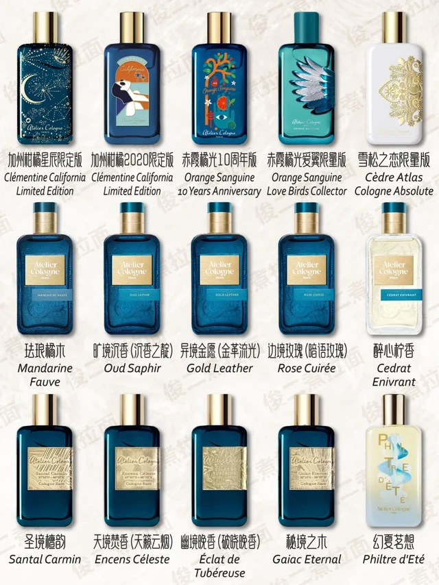 Atelier Cologne 欧珑香水大合集