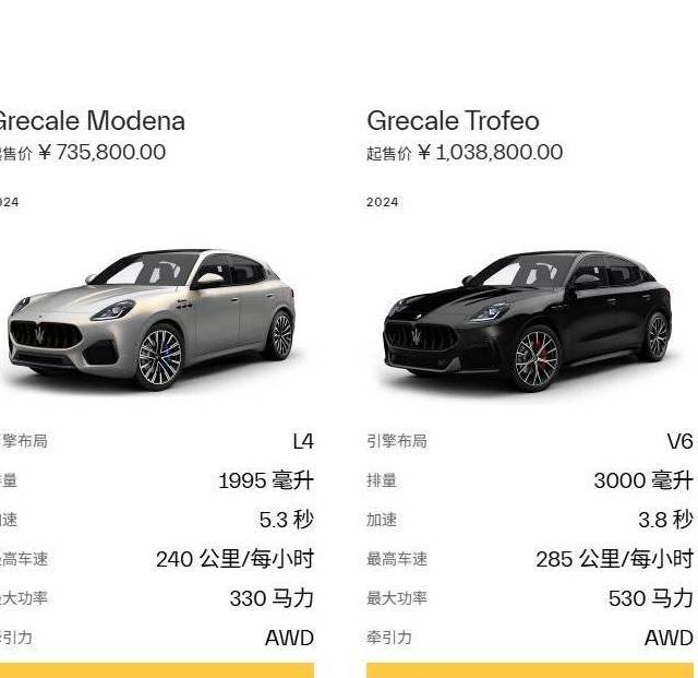 玛莎拉蒂Grecale售价直降近30万元，上海经销商回应门店专属优惠