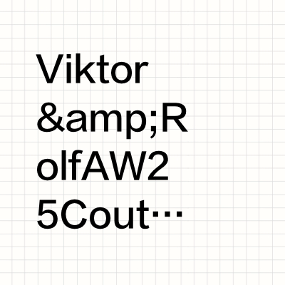 Viktor&amp;Rolf AW25 Couture “Angry Birds（愤怒的小鸟）”他们对重复性的探讨中，包含了思维和具体呈现方式上的重复，通过对比来制造惊喜和反差感，包括让同一批服装或