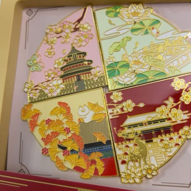 紫荆城四季冰箱贴赏析