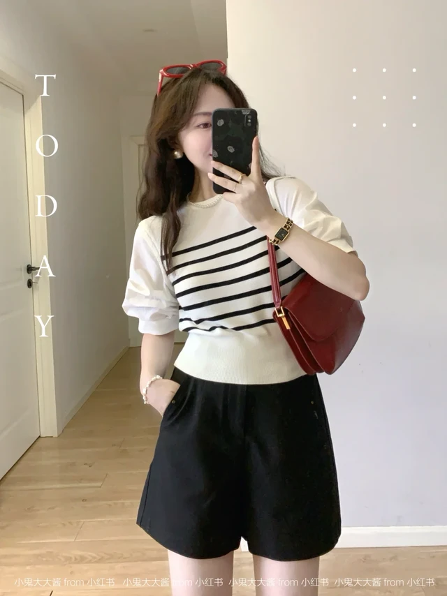 穿搭的尽头是极简♥️夏日通勤越简单越好看！