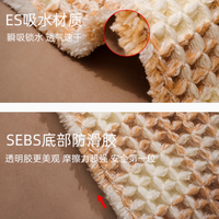 橘猫家居专营店华夫格浴室吸水地垫：邂逅舒适与安全的浴室时光