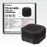TD-8140S USB4.0会议扬声器扩展坞DP 8K+4K HDMI外接显卡千兆网卡