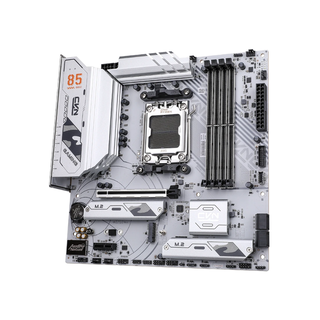 七彩虹 CVN B850M GAMING FROZEN V14A 白色战舰，性能颜值全都要