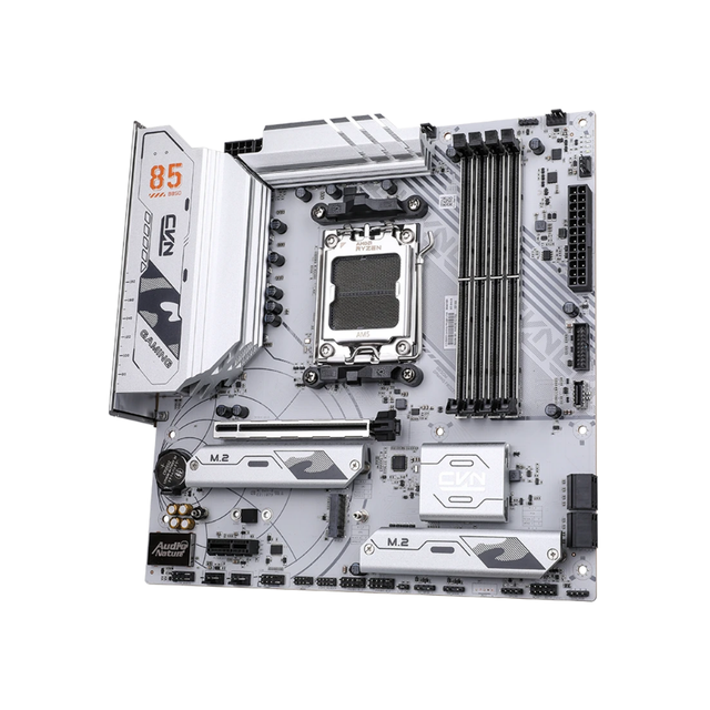 七彩虹 CVN B850M GAMING FROZEN V14A 白色战舰，性能颜值全都要