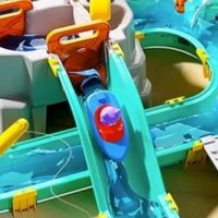 赟娅夏日儿童水上钓鱼乐园冲浪大冒险室内戏水玩水玩具男女生生日礼物 豪华版【水上冲浪大冒险】