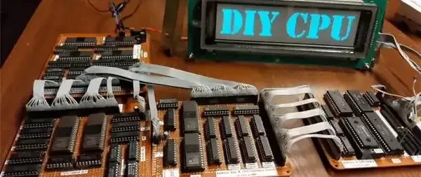 真·手搓CPU！旧芯片打造完整CPU：纯手工焊接+1800行汇编代码