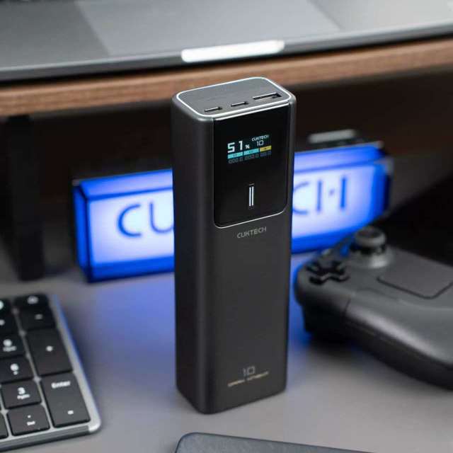 比银色更帅！酷态科10号Plus黑骑士版：2C1A接口+多协议快充