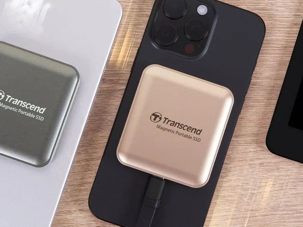 创见推磁吸式 SSD 便携硬盘 ESD420：MagSafe 直连 iPhone，顺序读写 2000 MB/s