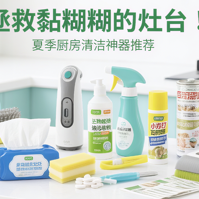 拯救黏糊糊的灶台！夏季厨房清洁神器推荐