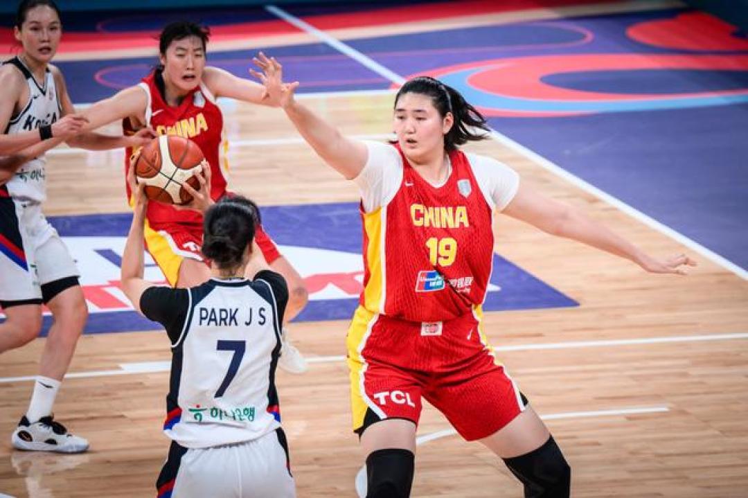 中国女篮22分大胜韩国！双塔合砍36分统治内线 王思雨9+8助攻建功