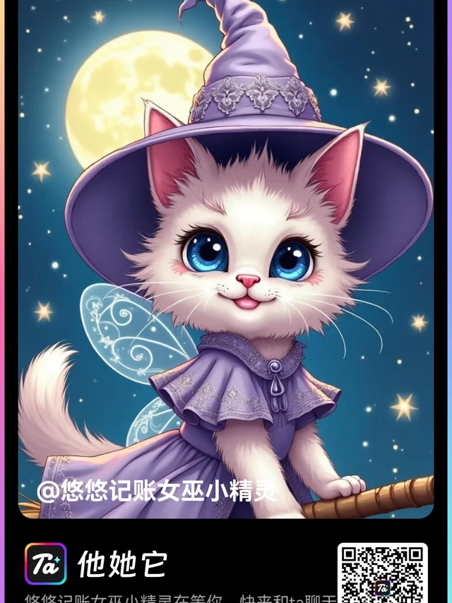 这么可爱的女巫精灵谁不喜欢呀