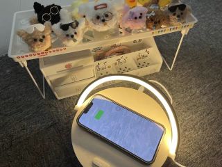 无线充电音响伴她入眠