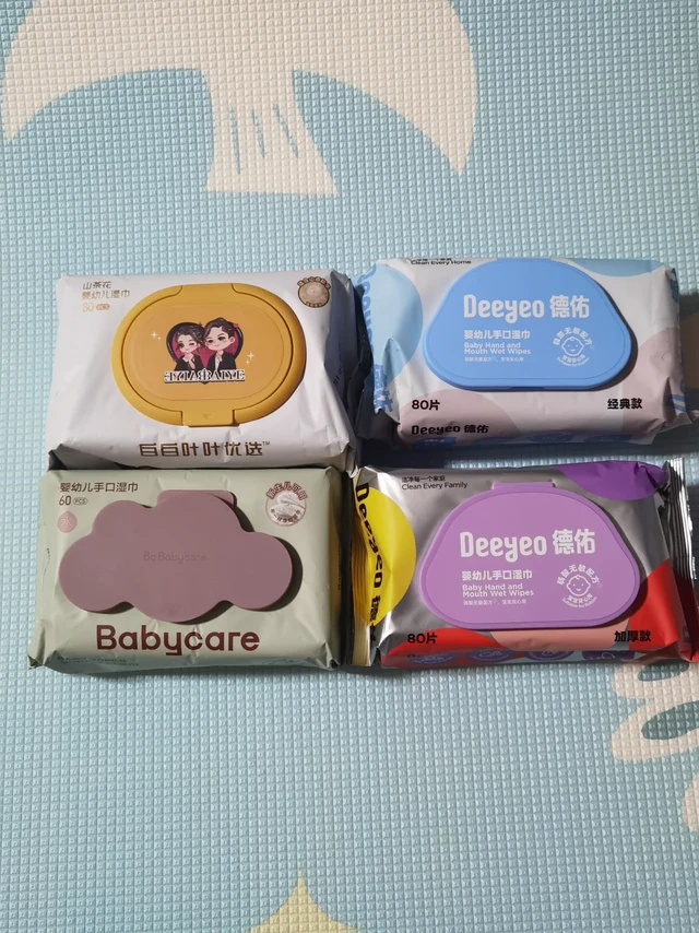 白白叶叶和热门湿巾对比