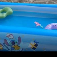 Bestway儿童游泳池宝宝小孩室内外家用电动充气史迪仔周边玩具