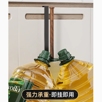 优勤胡桃木厨房用纸挂架：厨房收纳的艺术之选