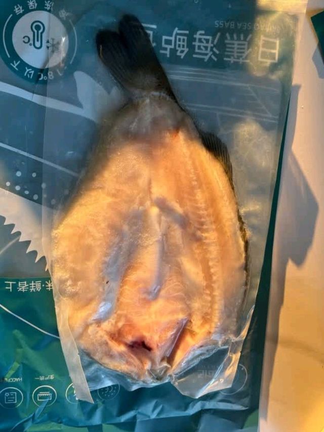 厨房必备好物之钓鱼记开背海鲈鱼1斤-1.3斤