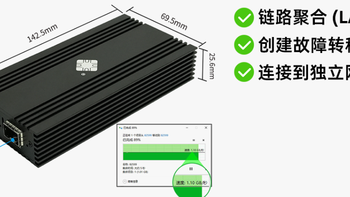 乐扩USB4转双SFP+ 光口10G网卡 — 便携设备玩转光纤网络终极方案