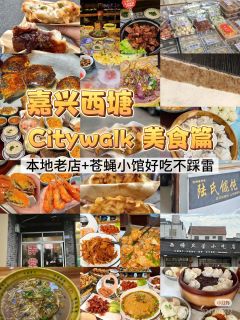西塘一日游❗️citywalk必吃的9️⃣家店