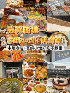西塘一日游❗️citywalk必吃的9️⃣家店