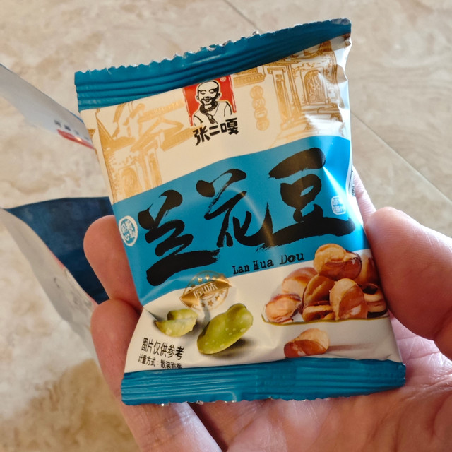 休闲小零食，追剧好伴侣，张二嘎兰花豆