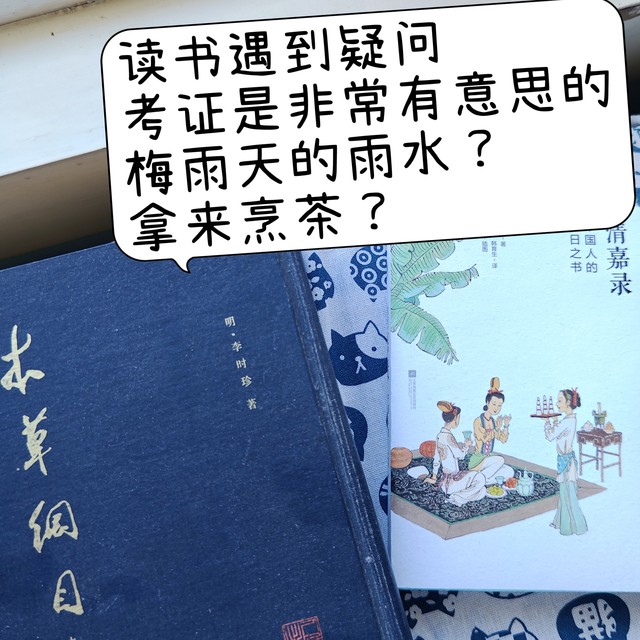 晨起读书，遇到疑问: 梅雨天的水拿来烹茶？