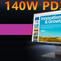 存储、数码和外设 篇零：支持140W反向供电 ThinkVision P24QD 笔记本和迷你主机的绝配