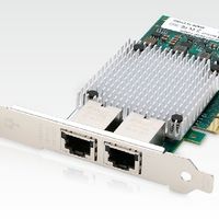 SX550AT2-2RJ 10GbE PCI-E网卡 2口pcie3.0万兆网卡Intel X550AT2